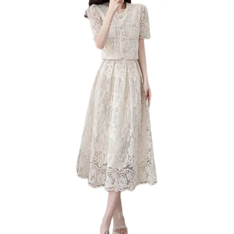 Dior Beauty Two Piece Skirt Sets Women's-2