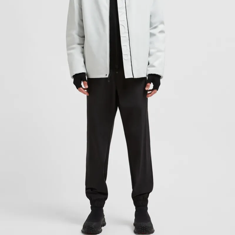 Moncler Logo Patch Tapered Leg Trousers-1