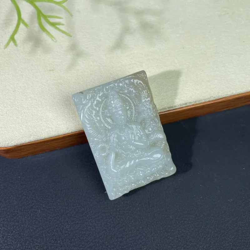 BUDOUXIAOAI Pendants Sugar Jade Unisex-1