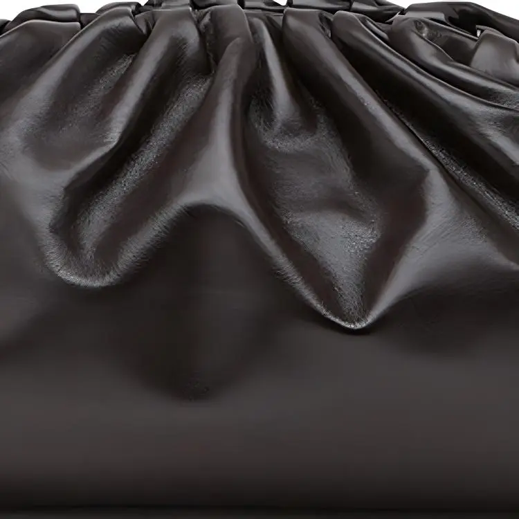 Bottega Veneta Cow Leather Clutch Women's Dark Chocolate-4