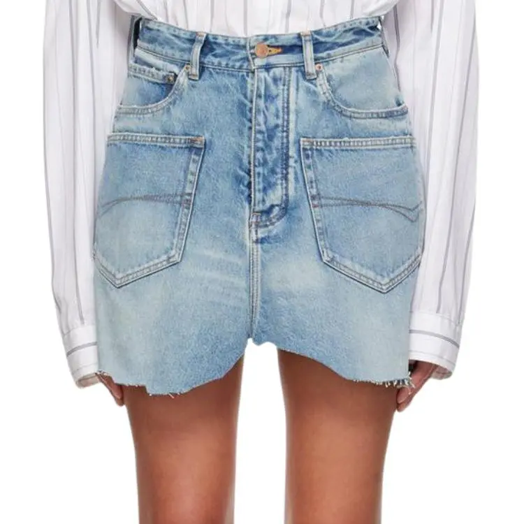 Balenciaga Cut Up Mini Skirt-3
