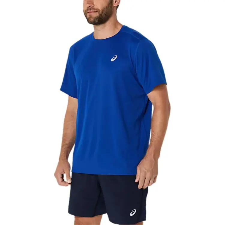 Asics T Shirts Men Blue-3