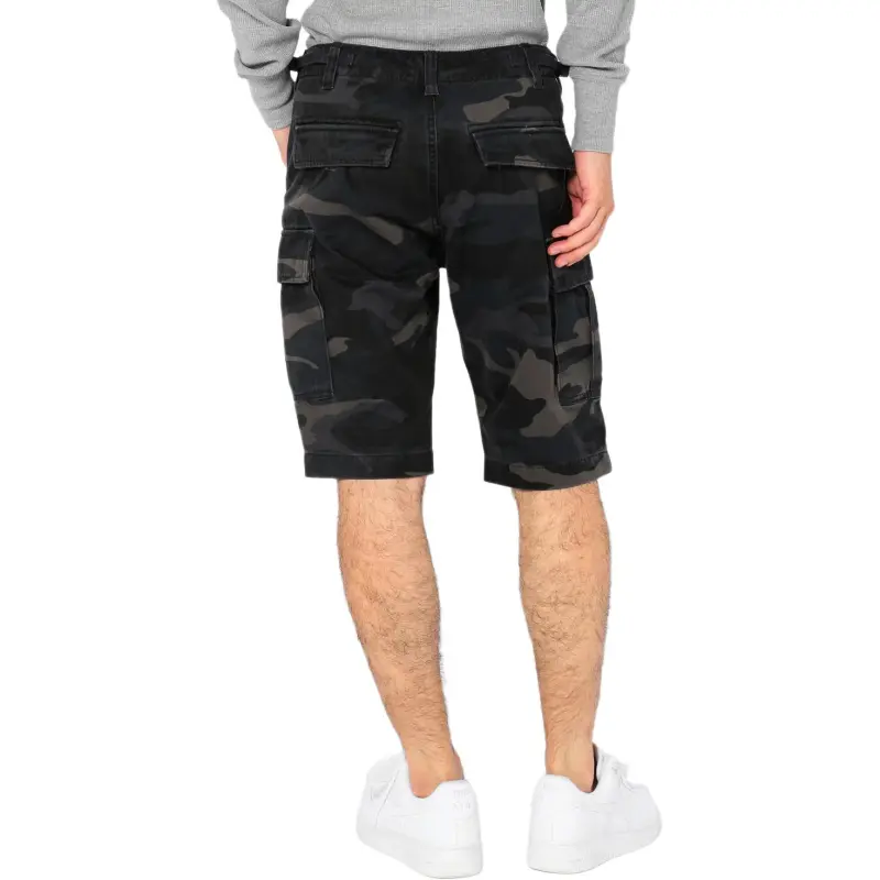 AVIREX Cargo Shorts Men's Gray Camouflage-1