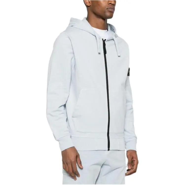 STONE ISLAND Sweatshirt Unisex Ice Frost Blue-4