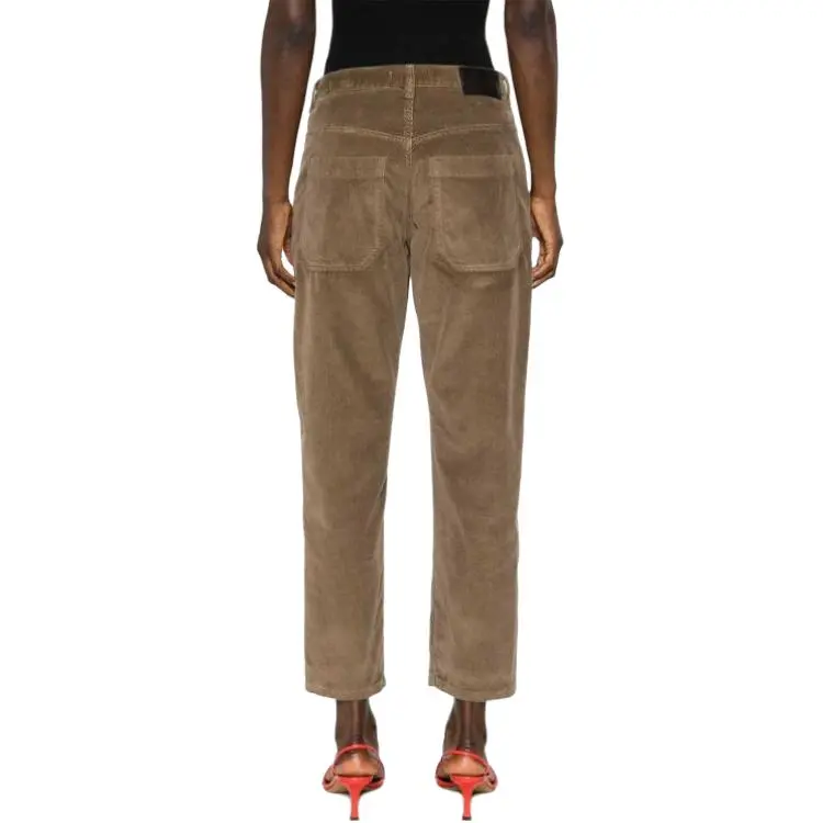 PINKO Cloe Straight Leg Corduroy Trousers-4
