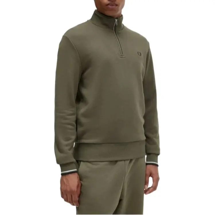 FRED PERRY Sweatshirt Men's Green-1