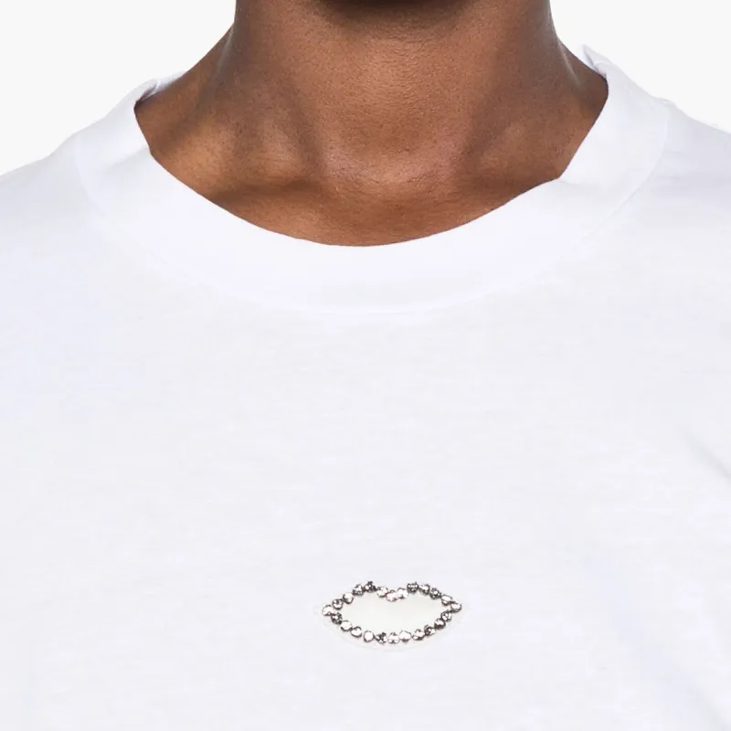 Stella McCartney Lip Embellished Crewneck T Shirt-3