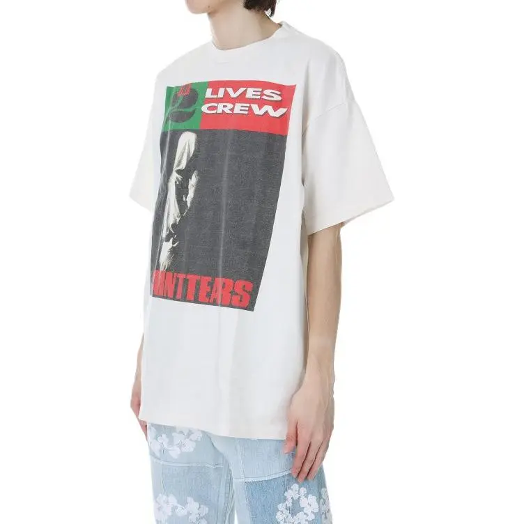 Saint Michael X Denim Tears Lives Crew T shirt-3