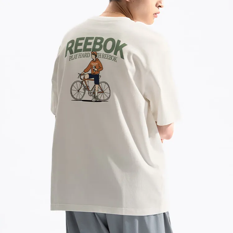 Reebok T Shirt Unisex Raw White-2