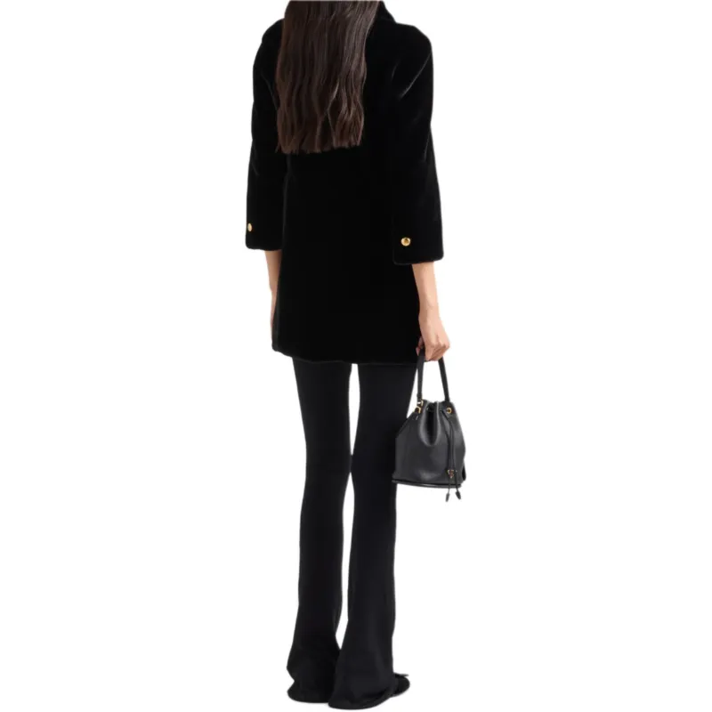 PRADA Double Breasted Long Coat-2