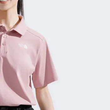 THE NORTH FACE City Outdoor Collection Polo Shirt Unisex Crystal Rose Pink