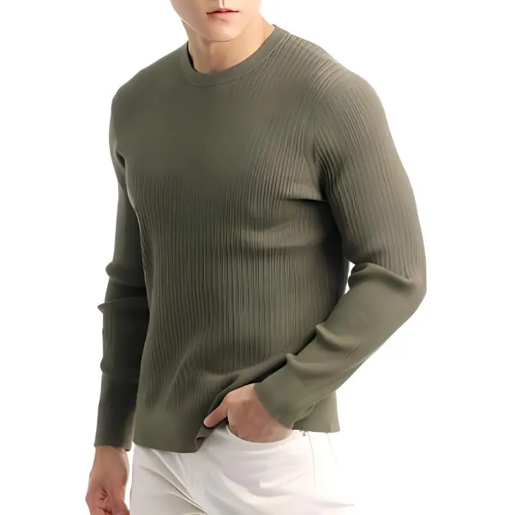 THEORY Sweaters Men Khaki-2