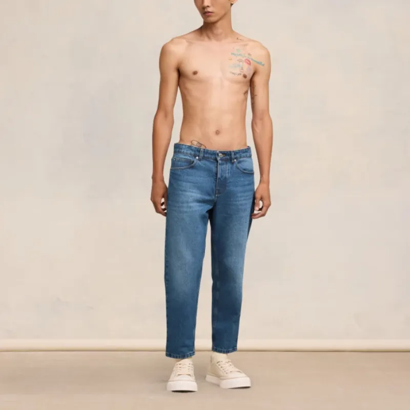 AMIPARIS Straight Leg Jeans-1