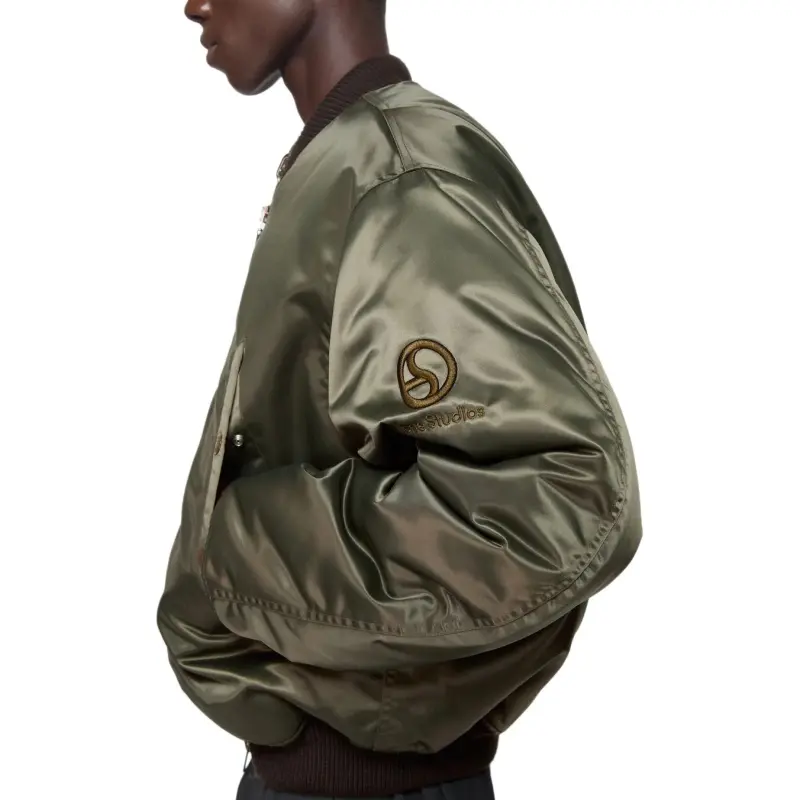Acne Studios Down Zipped Bomber Jacket-5