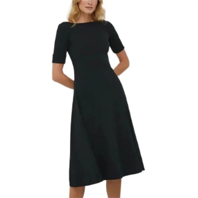 Polo Ralph Lauren Short Sleeved Dress Women's Black-2