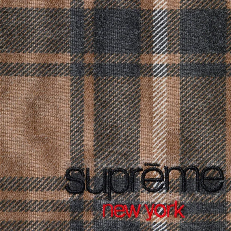 Supreme Plaid Sweatshort-4