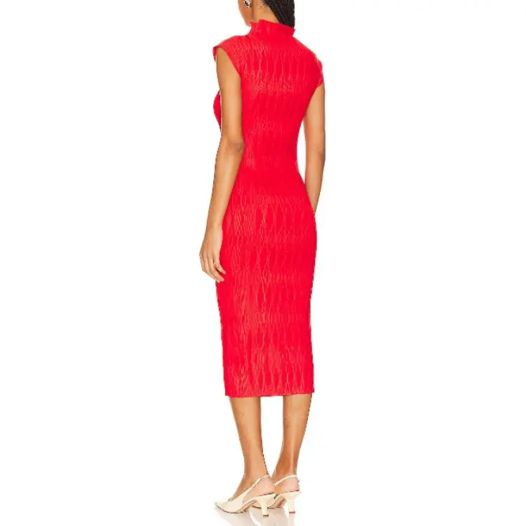 VERONICA BEARD Sleeveless Dress Women's Flame Red-1