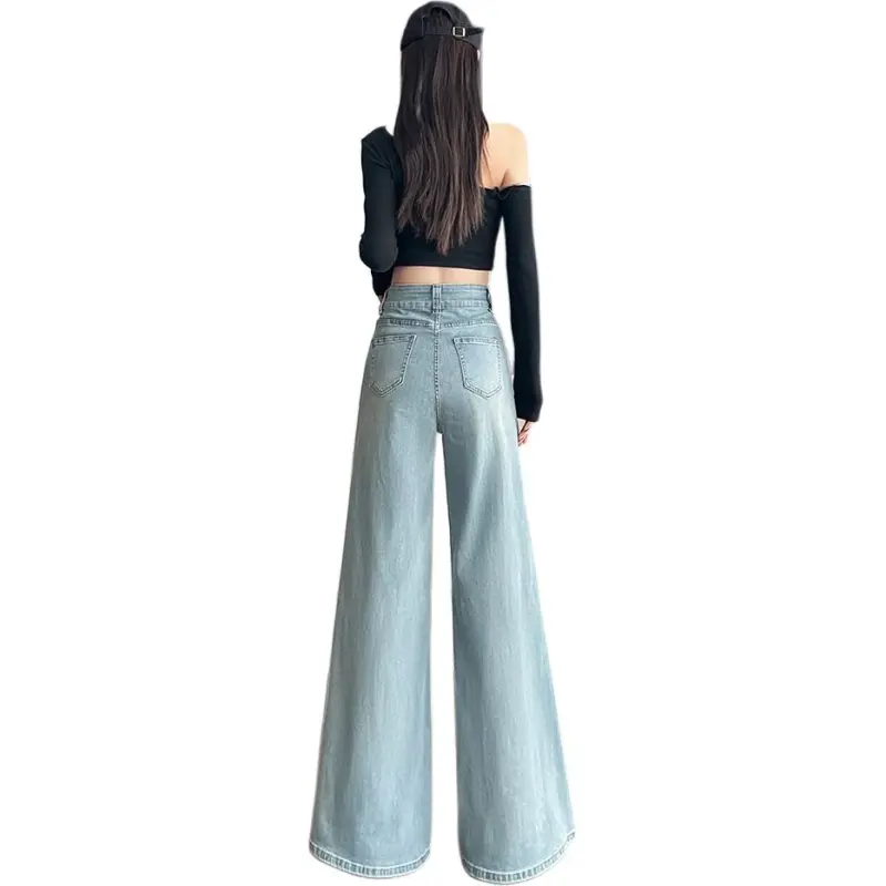 Concubine Zhu Jeans Women's Light Blue-4