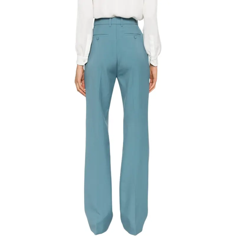 GUCCI High Waist Horsebit Trousers-2