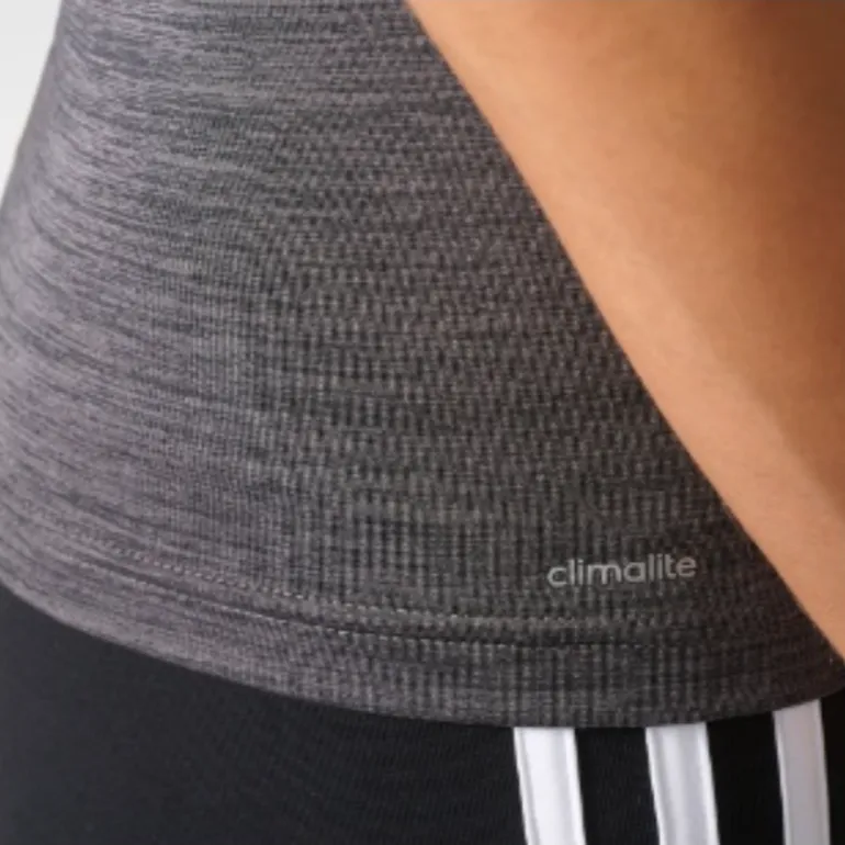 Adidas T Shirts Women's Shadow Trace Gray-5