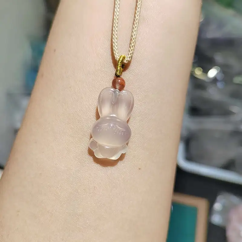 Gifts Chalcedony Necklaces Unisex-7