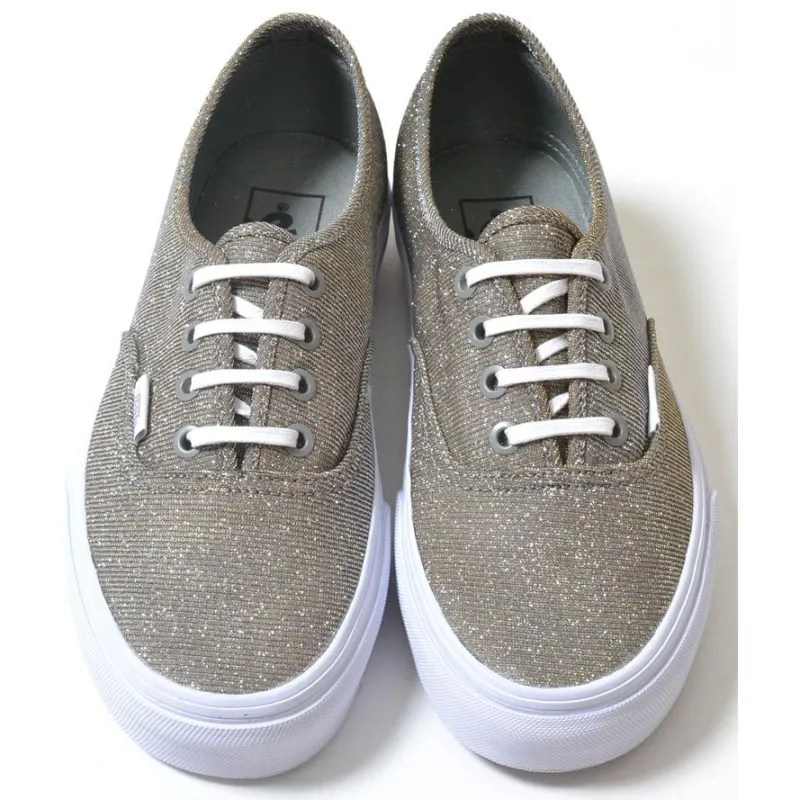 Vans Authentic Glitter Textile Grey-2