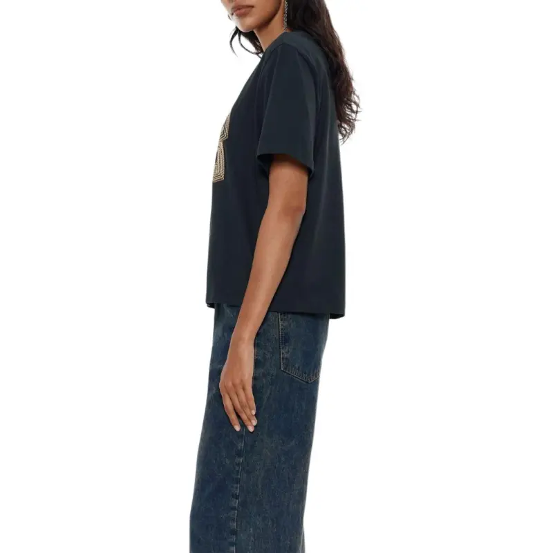 Bimba Y Lola Logo embroidered T shirt-3