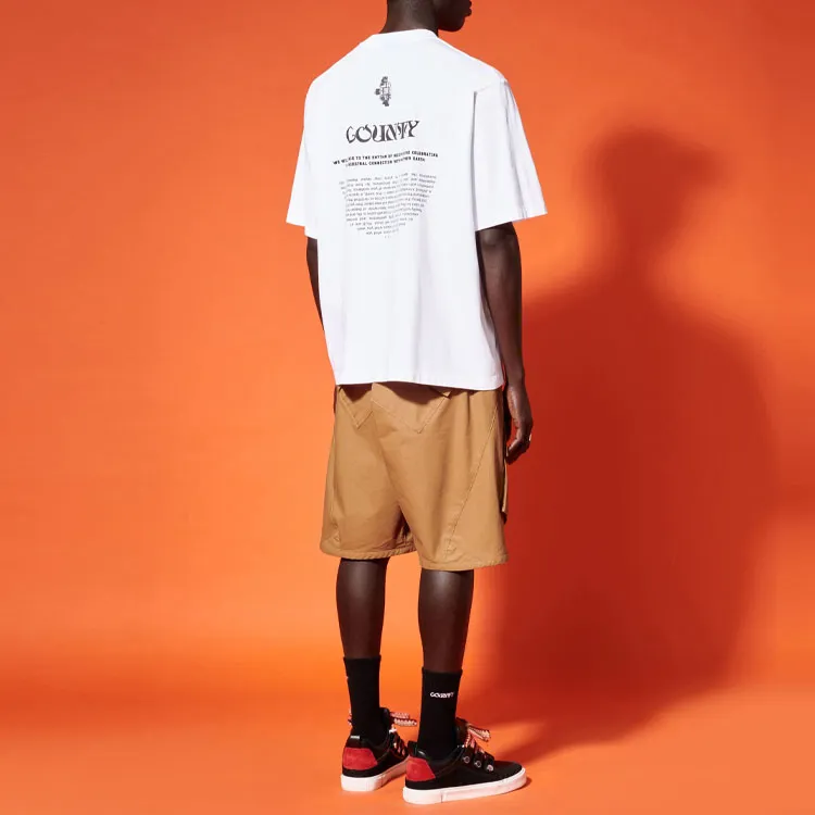 Marcelo Burlon County Manifesto print Cotton T shirt-2