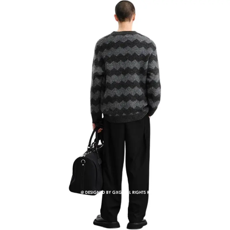 GXG Sweater Men's Black Gray Color-2