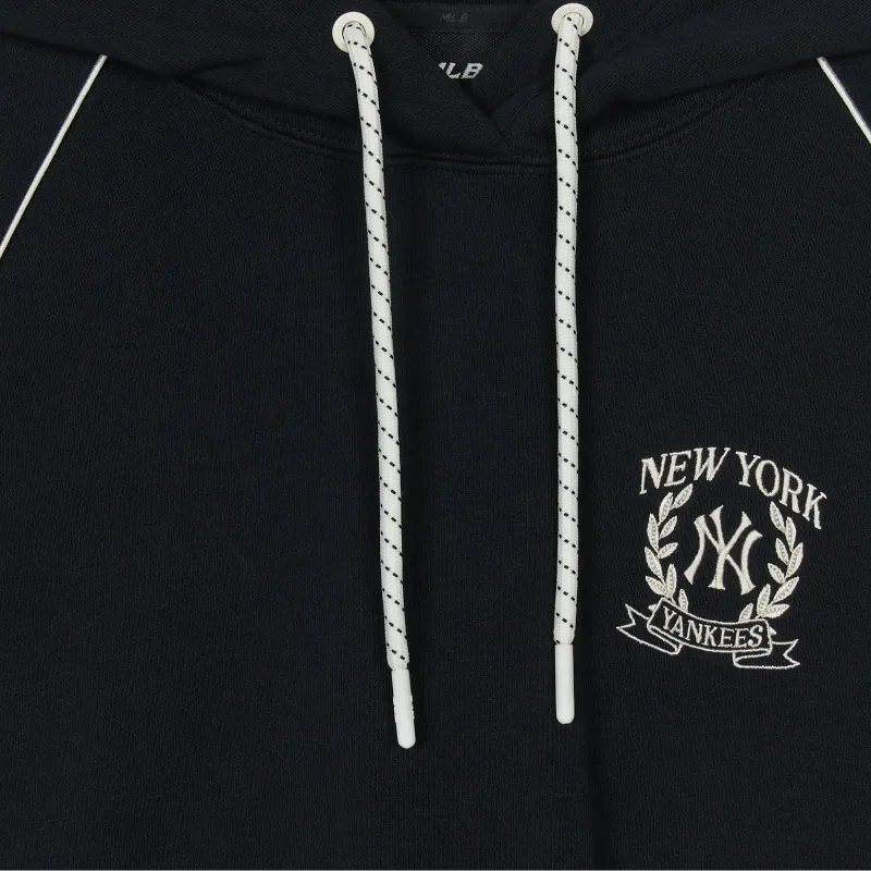 MLB Varsity Sportive New York Yankees Hoodie Sweatshirt Women's Black-2