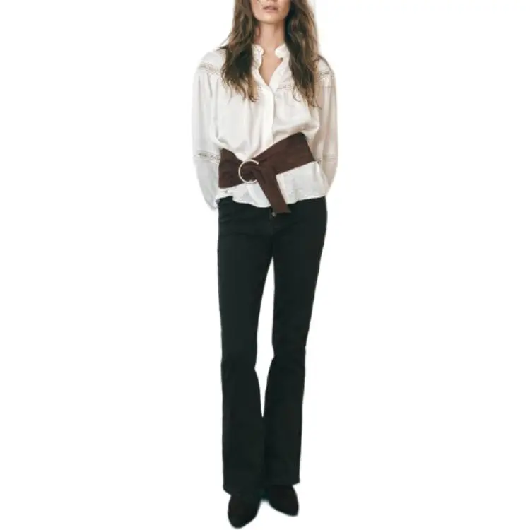 ZARA Jeans Women's Black-3