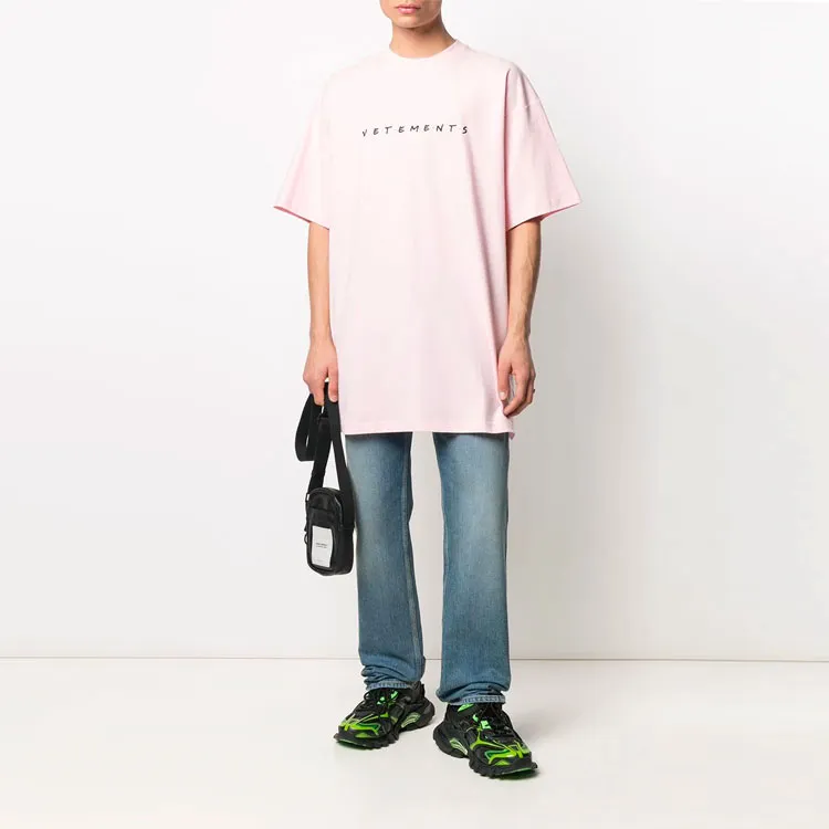 Vetements T-Shirts Unisex Pink-2