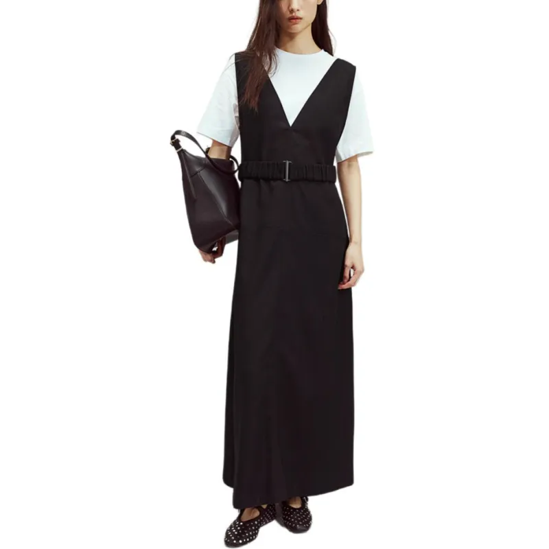 H&M Sleeveless Dress Women's Black-2