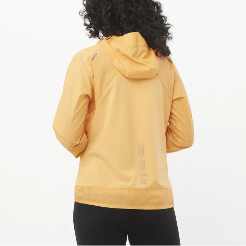 SALOMON BONATTI CROSS WIND Jacket Women's Warm Apricot-3