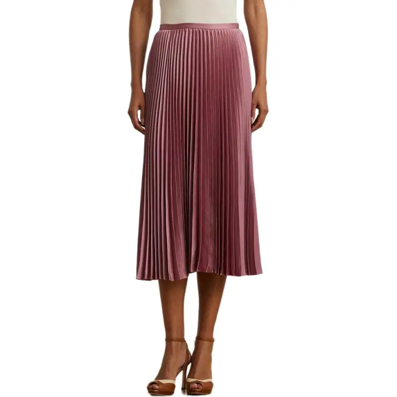 LAUREN RALPH LAUREN SS25 Casual Long Skirt Women's Pink-3