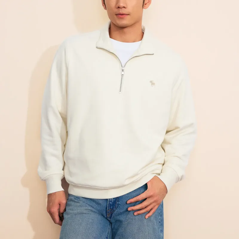 Abercrombie＆Fitch Sweatshirt Men's White-4