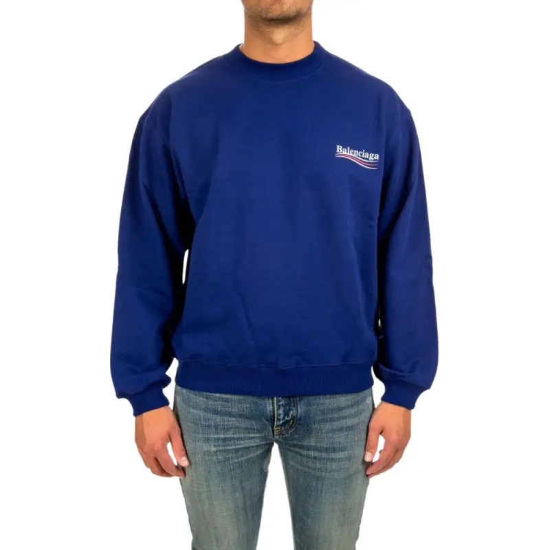 Balenciaga Sweatshirt Men's Blue-2