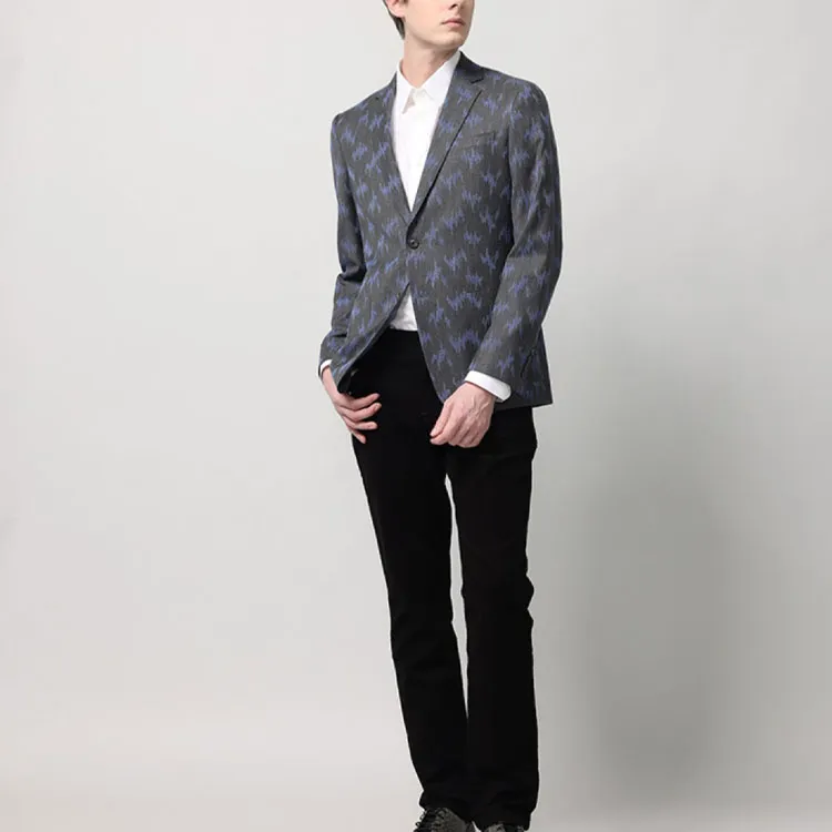 RARE Business Suit Men's Gray Blue-2