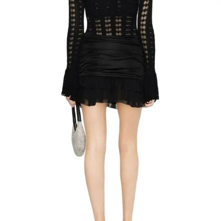 Blumarine SS23 Casual Short Skirts Women's Black-4