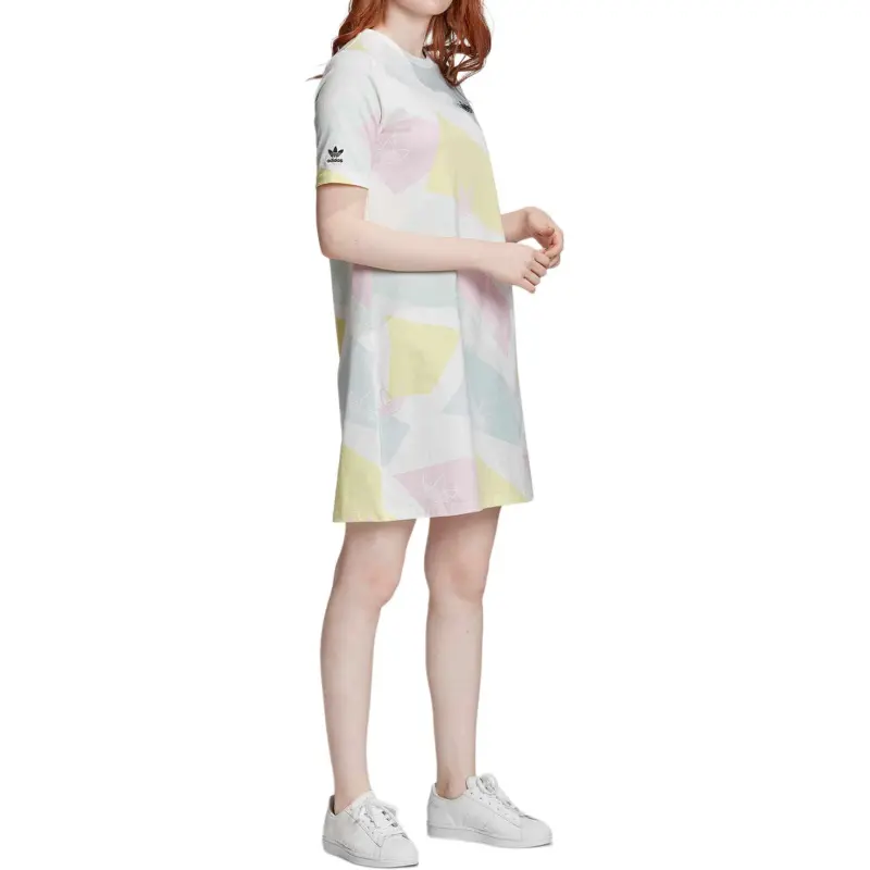 Adidas Originals Short Sleeved Dresses Women's Multicolor-4