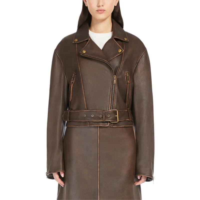 WEEKEND MaxMara Saletta Biker Jacket-4