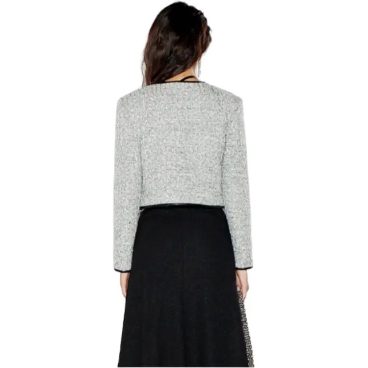 GIMING Jackets & Coats Women's Silver+Black-2