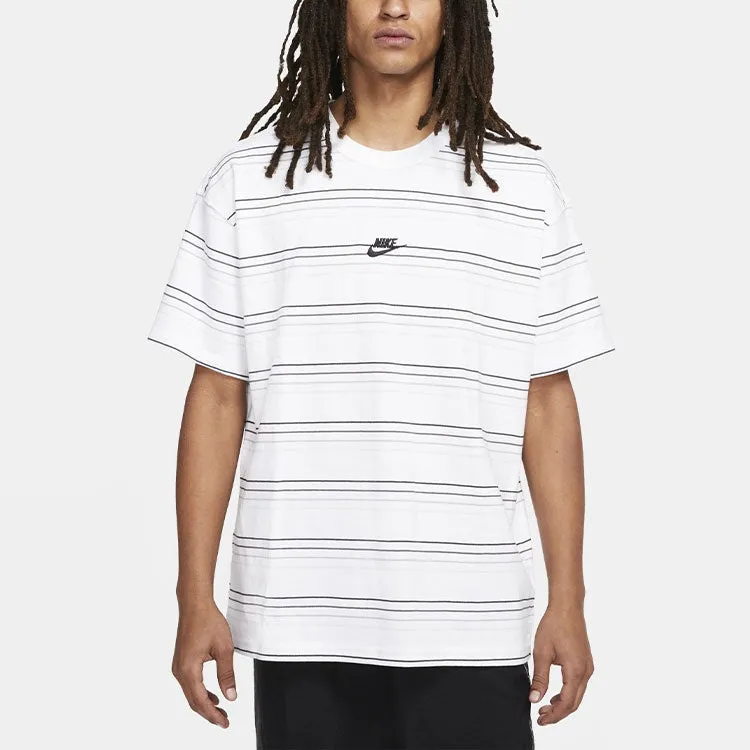 Nike Drop Shoulder Sleeve T Shirt Men's White-2