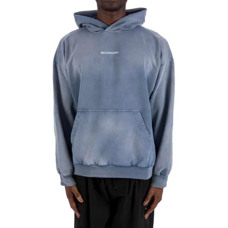 Balenciaga Sweatshirts Men Blue-2
