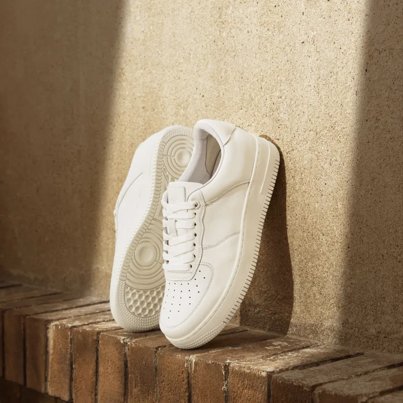 Desai Skateboard Shoes Men's White-4