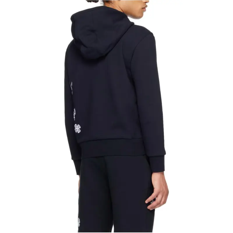 THOM BROWNE Nautical Embroidery Cotton Hoodie-3