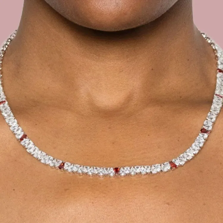 Hatton Labs Drop Tennis Chain Necklace-2