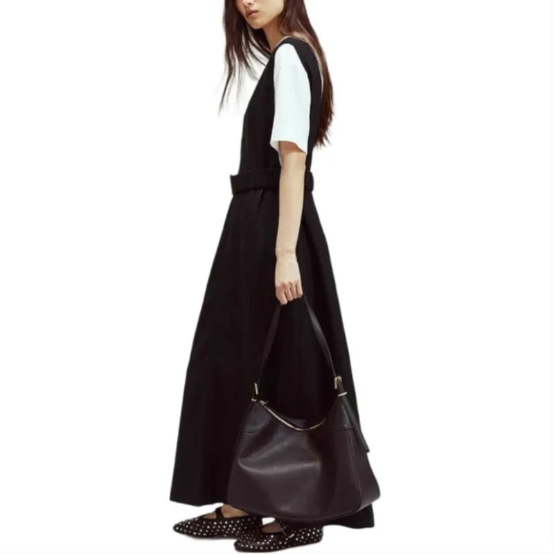 H&M Sleeveless Dress Women's Black-1