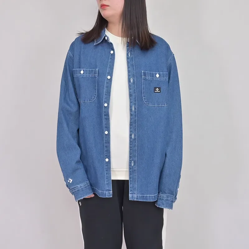 Converse FW23 Denim Jacket Men's Blue-3