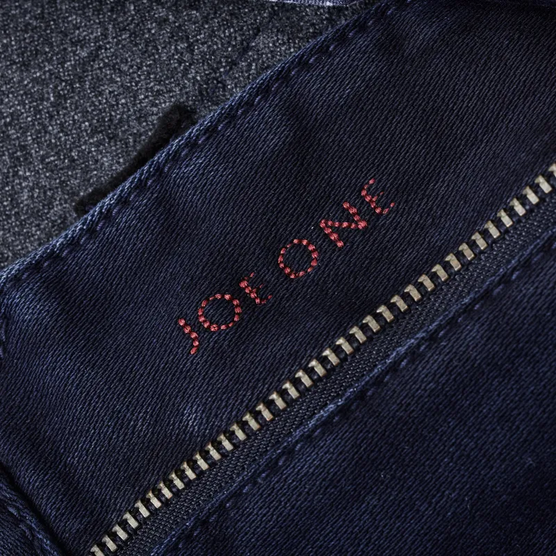 Jiumuwang Men's Pants Expert FW24 Jeans Men's Deep Blue-2